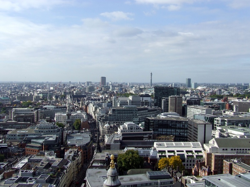 En lo alto de Saint Paul's Cathedral