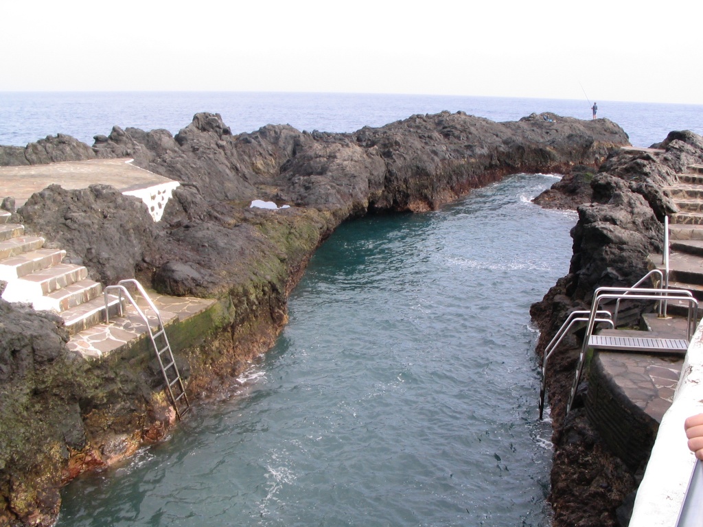 Piscinas naturales en Garachico